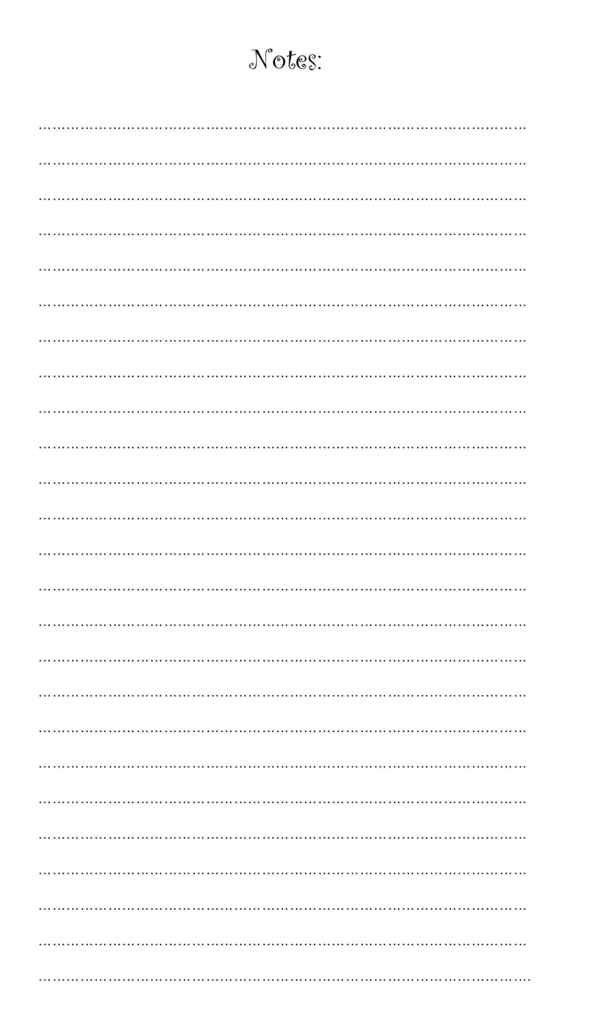 Printable Handwriting Paper - Printable JD