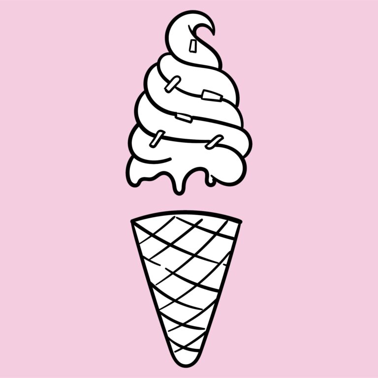 Printable Ice Cream Cone Pattern Printable Jd