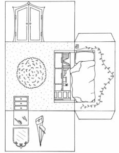 Printable Paper Doll House - Printable JD
