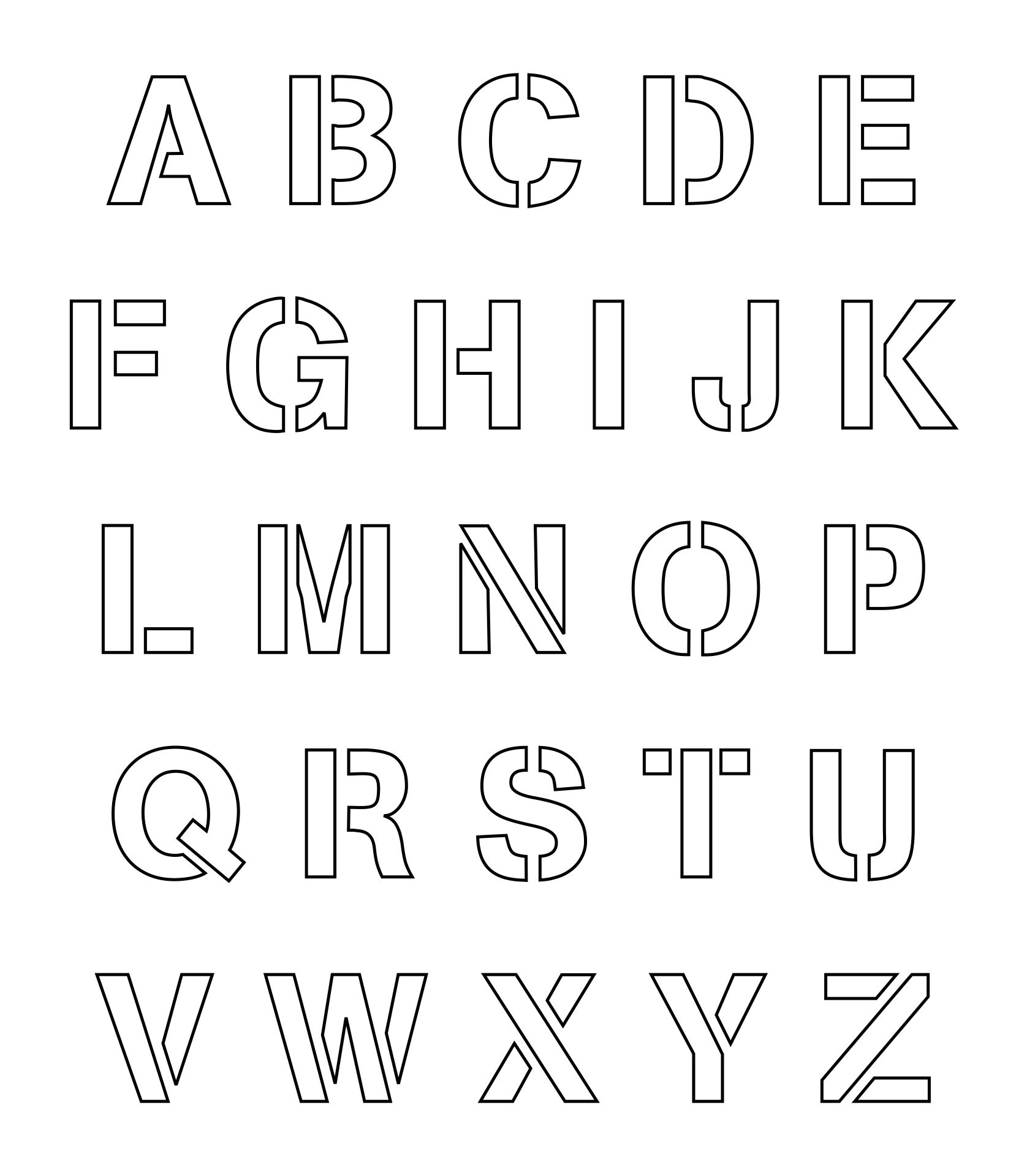 Printable 2 Inch Alphabet Letters_16954