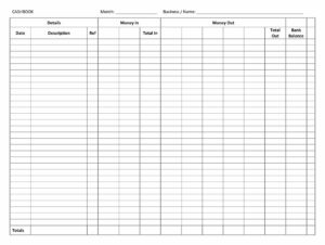 Printable Accounting Ledger Template - Printable JD