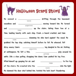 Printable Adult Halloween Mad Libs - Printable JD