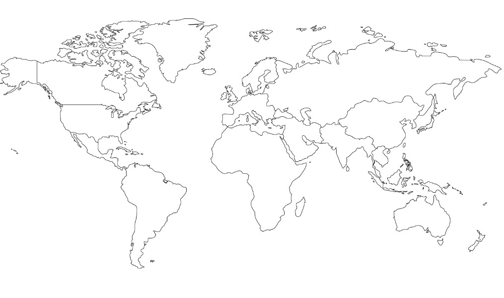 Printable Blank World Maps_39877