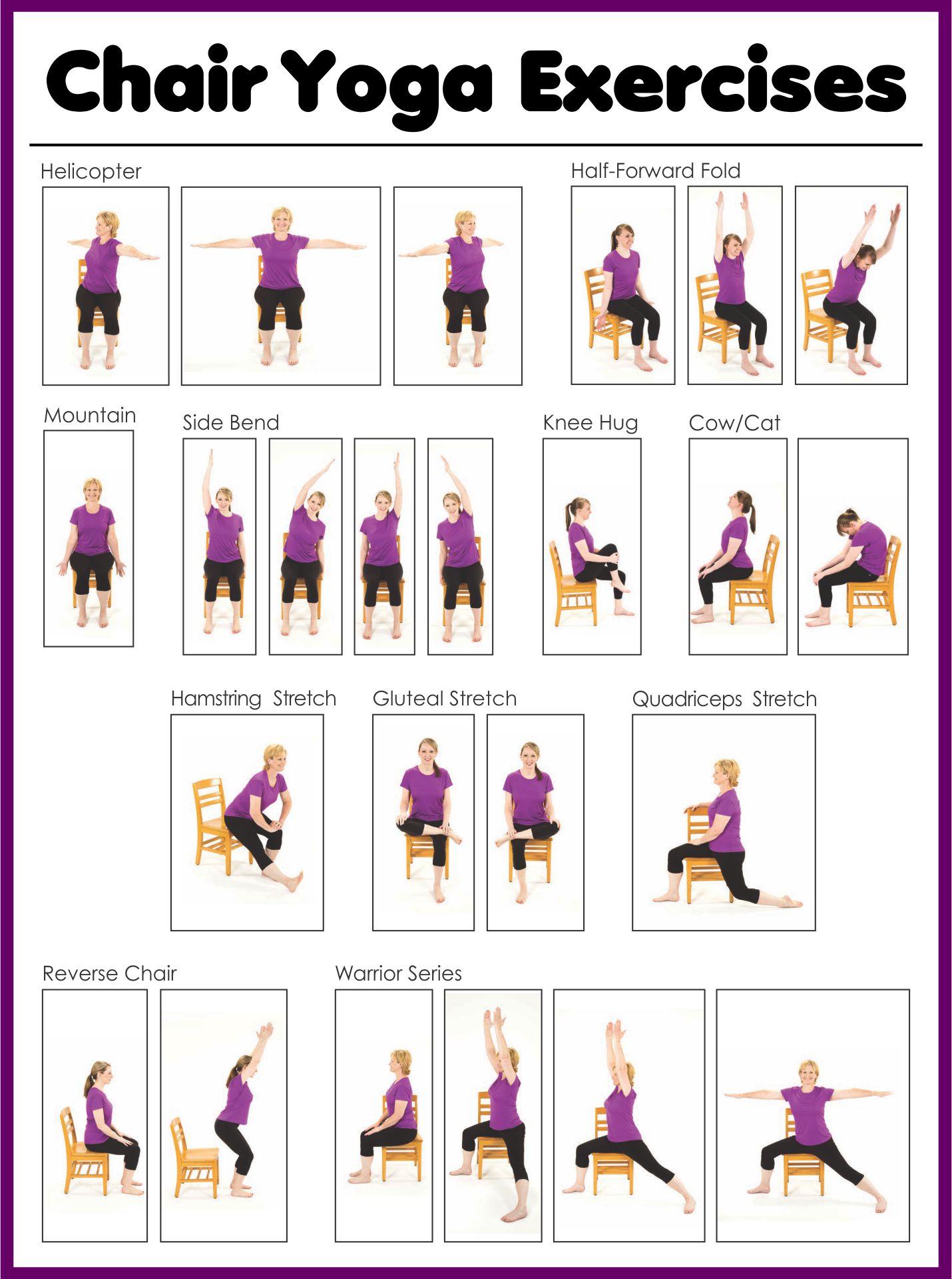 Printable Chair Yoga Exercises For Seniors_82330