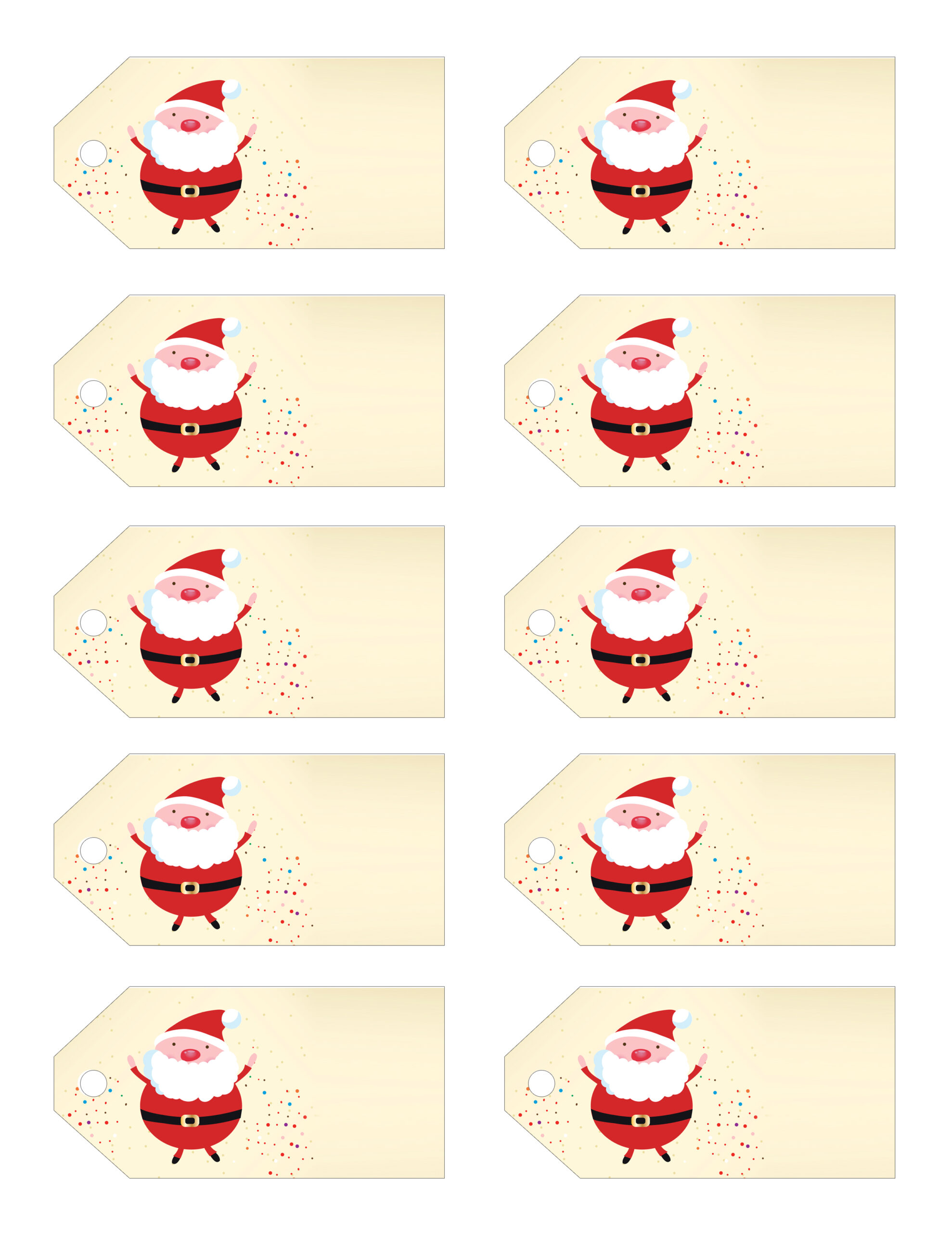 Printable Christmas Gift Tags From Santa_28143