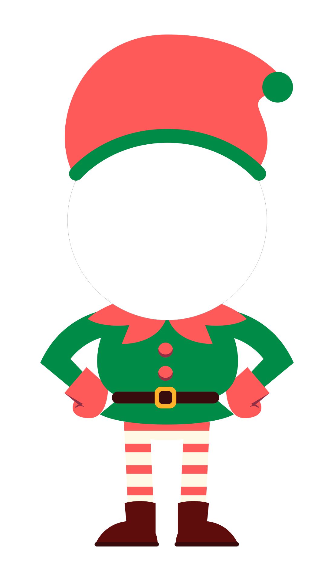 Printable Elf Christmas Templates_63307