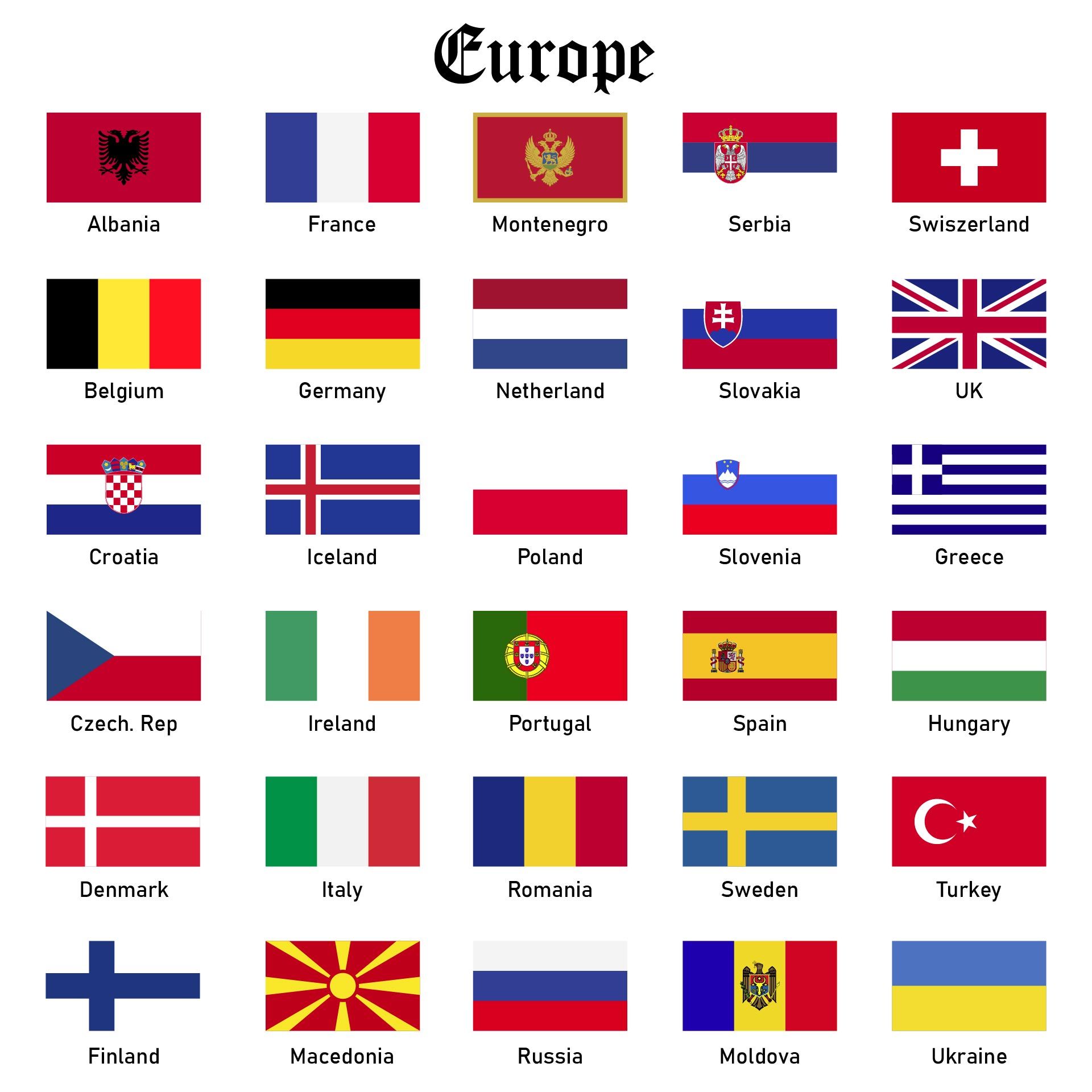Printable Flags Of Different Countries_93248
