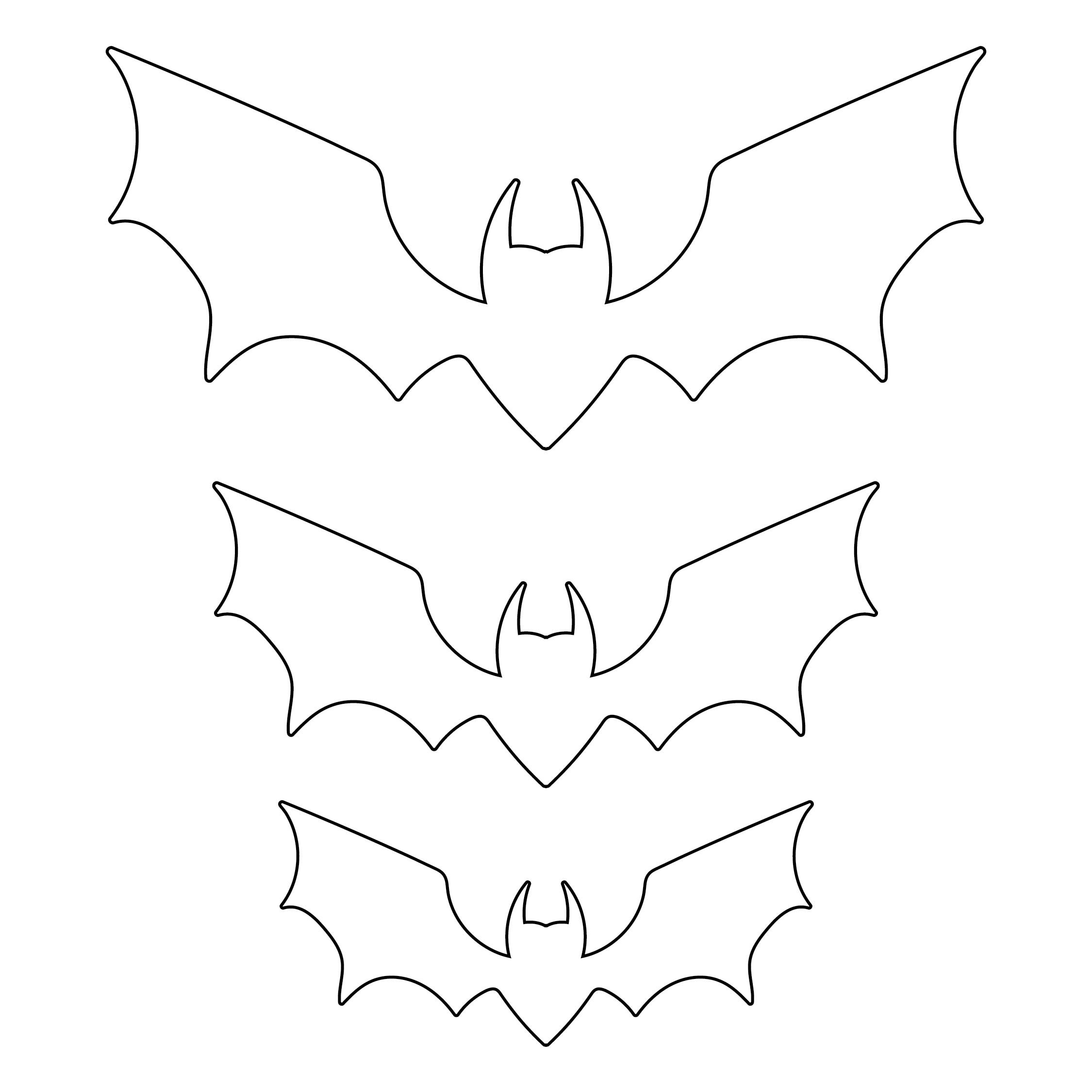 Printable Halloween Bats - Printable JD