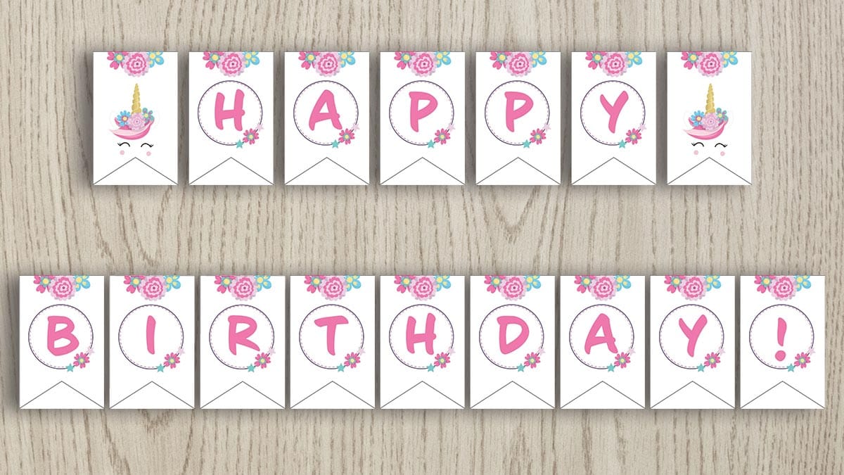 Printable Happy Birthday Letters Template Banner_15248