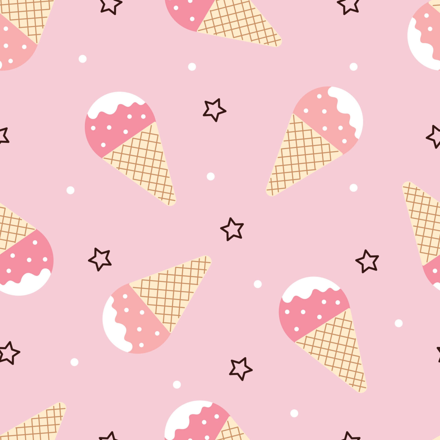 Printable Ice Cream Cone Pattern Printable Jd