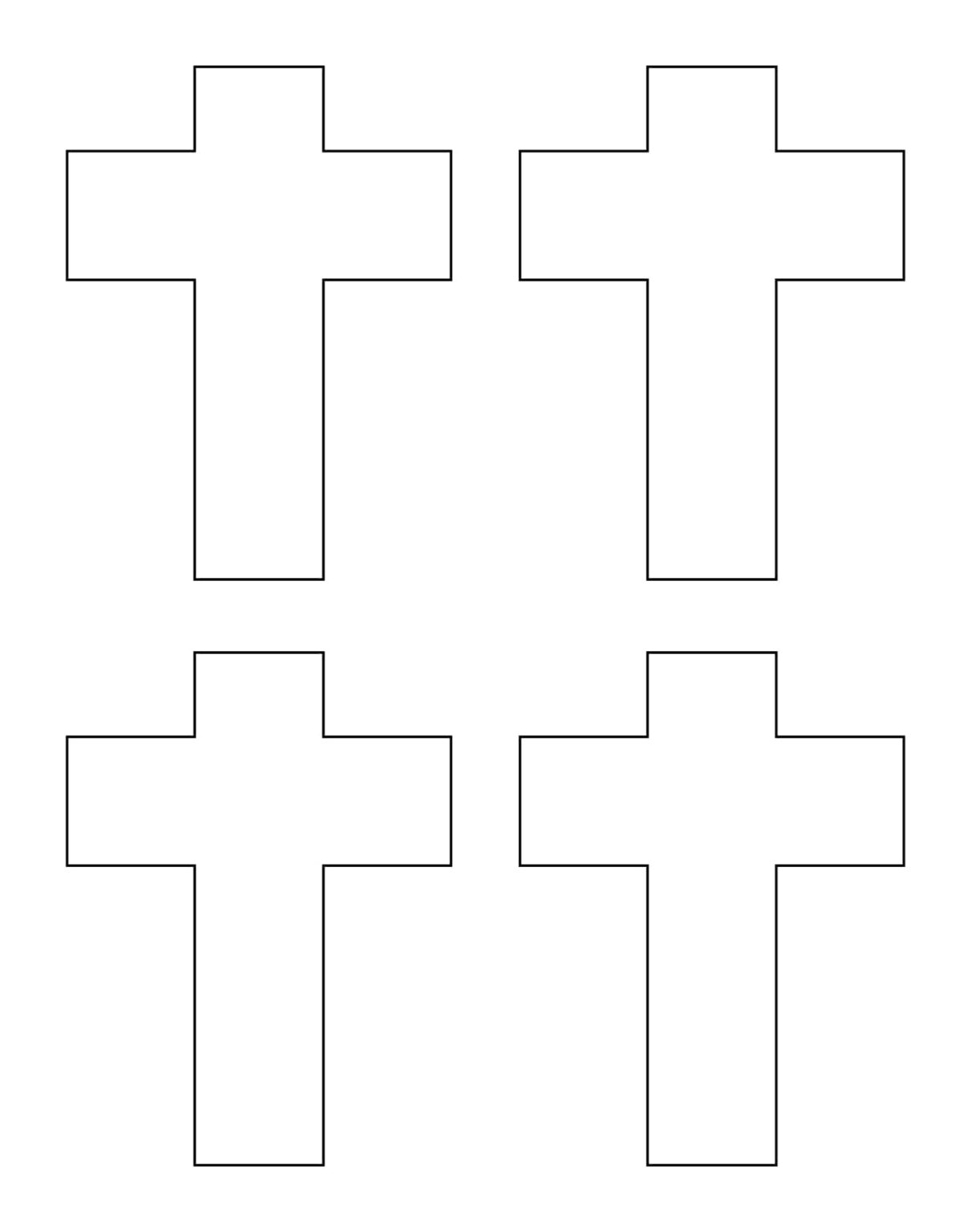 Printable Large Cross Stencil Printable JD Printable Large Cross Stencil Printable JD