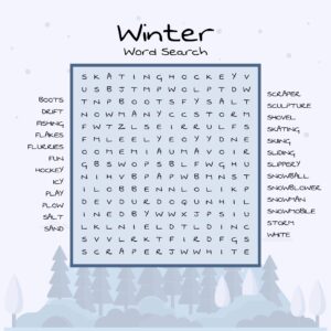Printable Large Print Word Finds - Printable JD