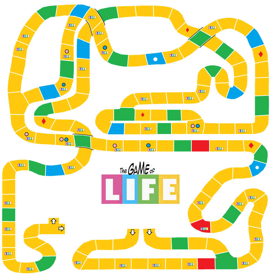 Printable Life Board Game Template Printable JD