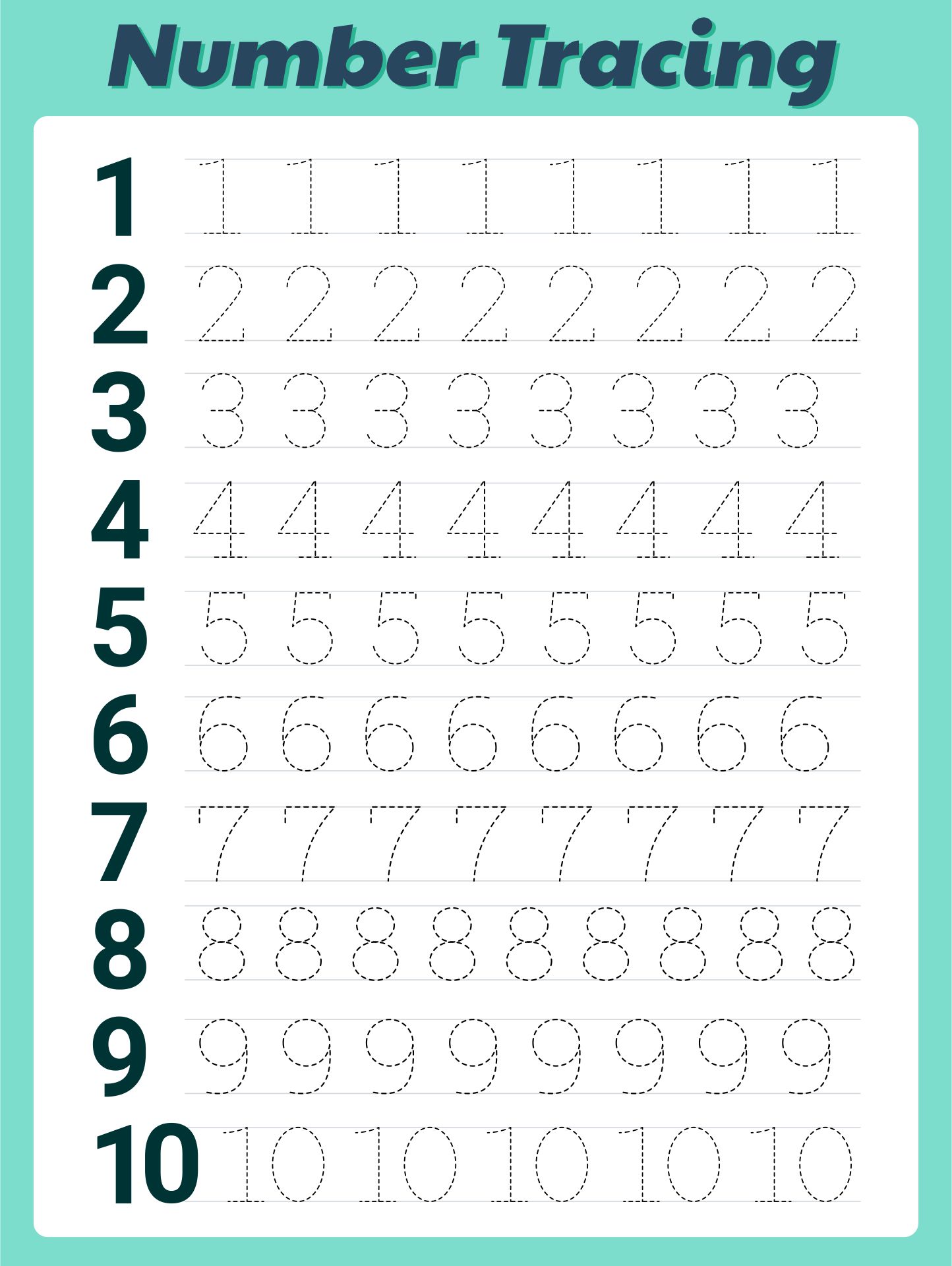 Printable Number Tracing Paper_82147