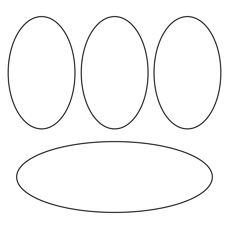 5 Best FREE Printable Oval Template Printable JD