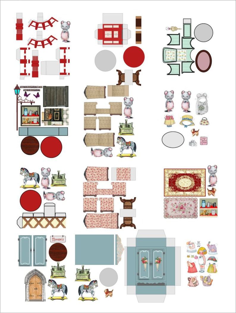 Printable Paper Doll House_93028