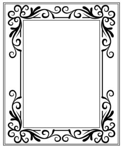 Printable Picture Frame Template_99278