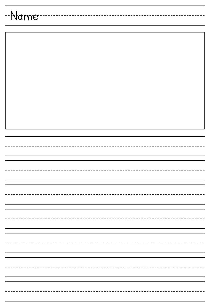 Printable Primary Writing Paper Template Printable JD