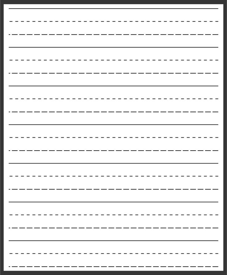 Printable Primary Writing Paper Template_62844