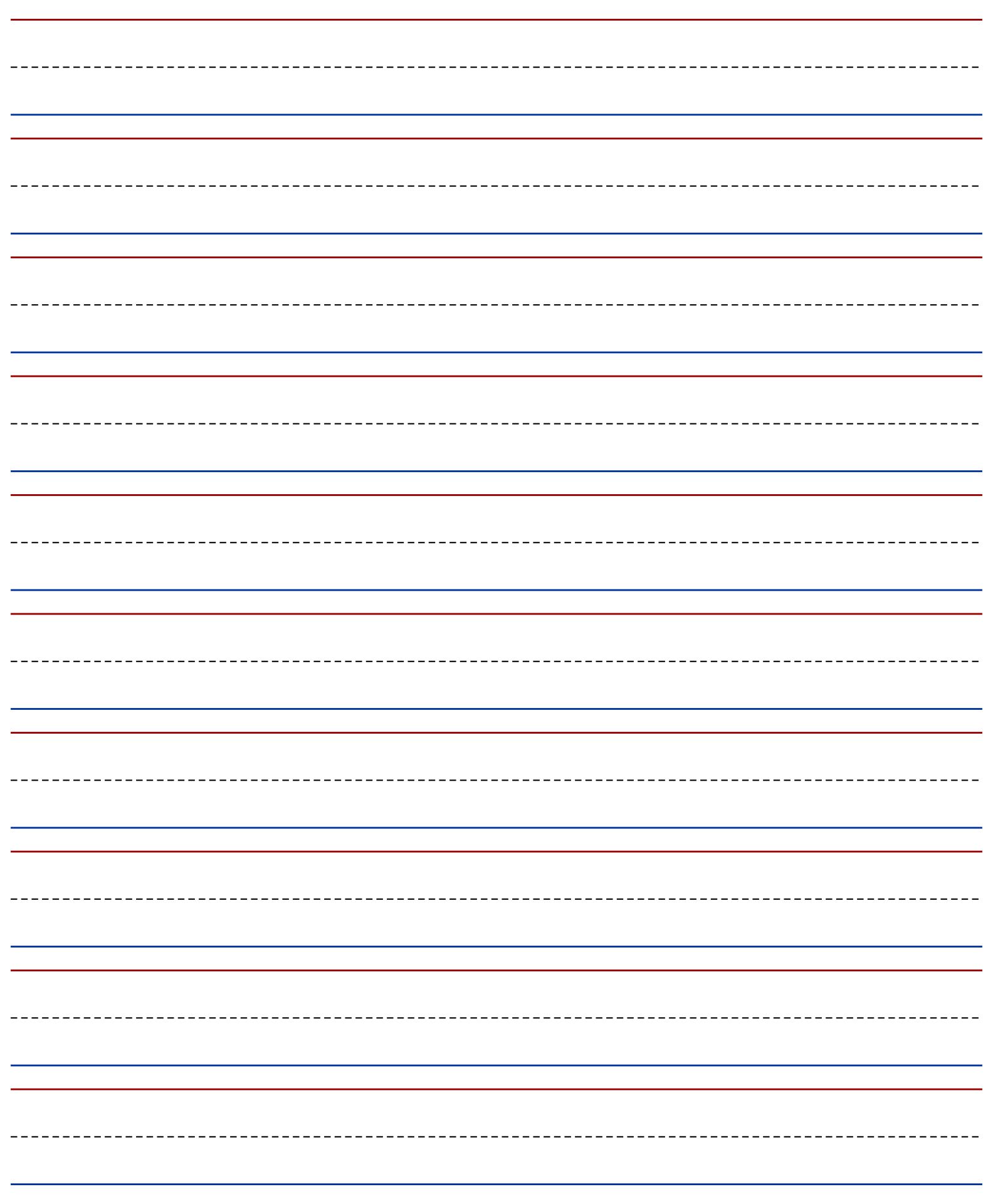 Printable Primary Writing Paper Template_85226