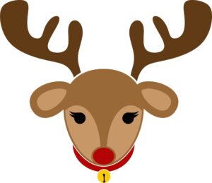 Printable Reindeer Faces_96221