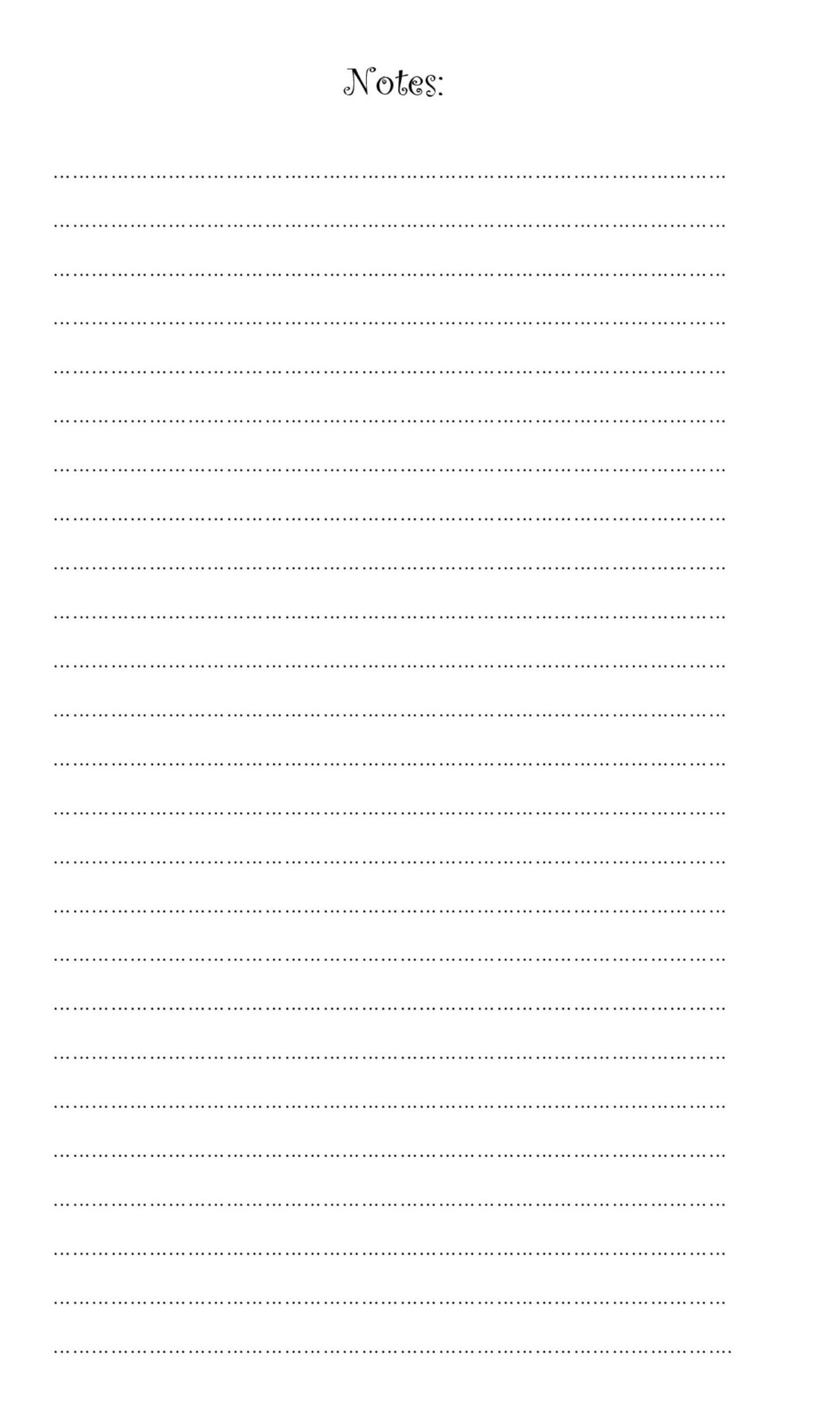 Printable Ruled Paper - Printable JD