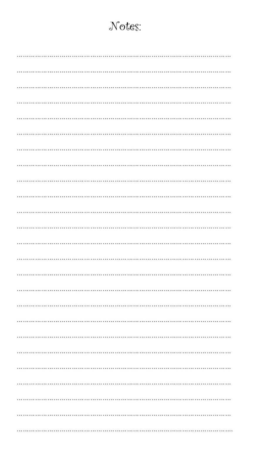 Printable Ruled Paper - Printable JD