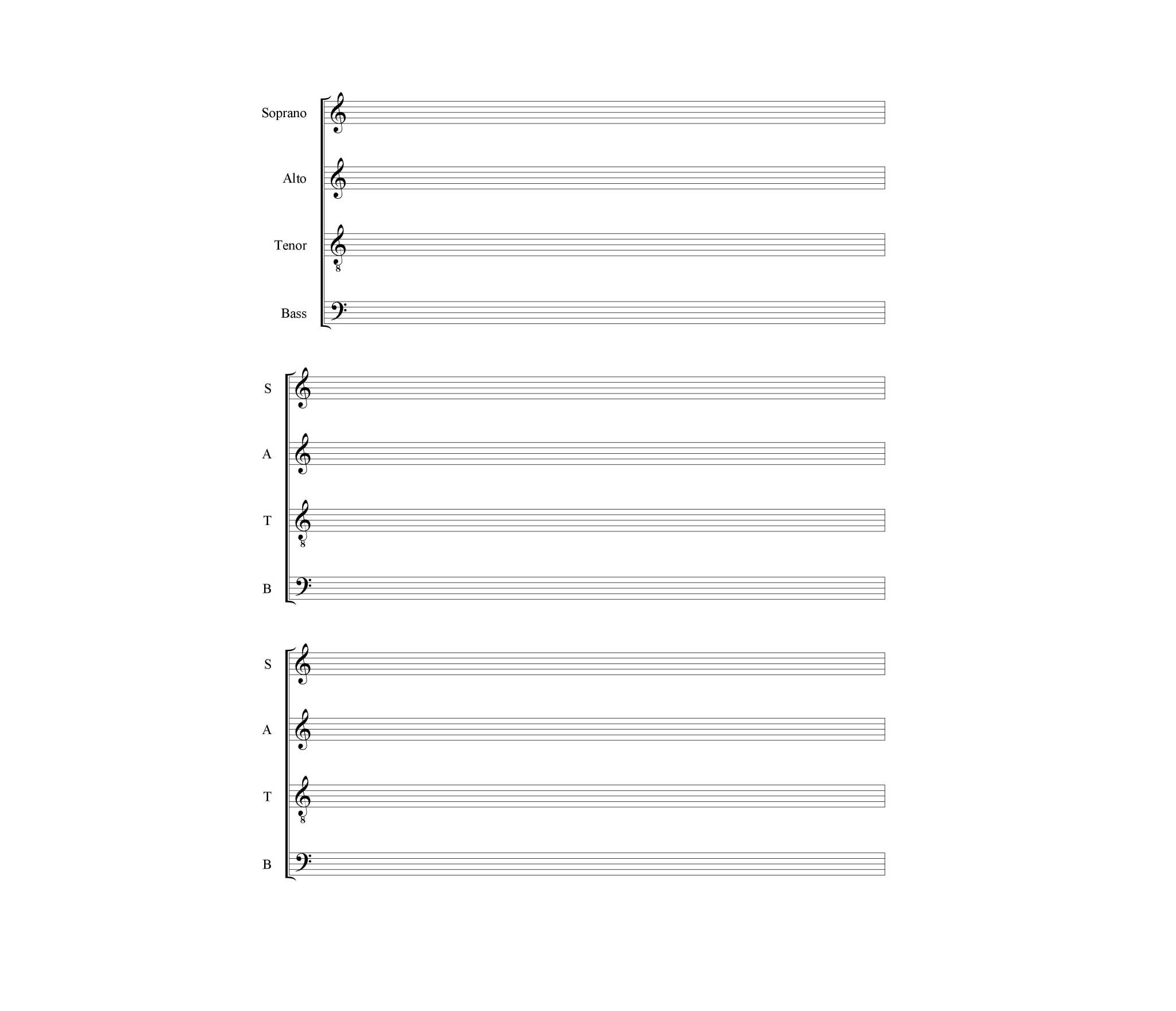 Printable Staff Paper Blank Sheet Music_28862