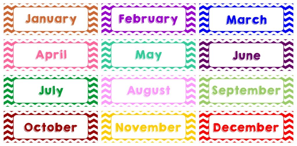 Printable Calendar Month Labels Printable JD