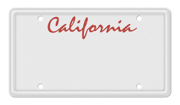Free Printable California License Plate Template_52336