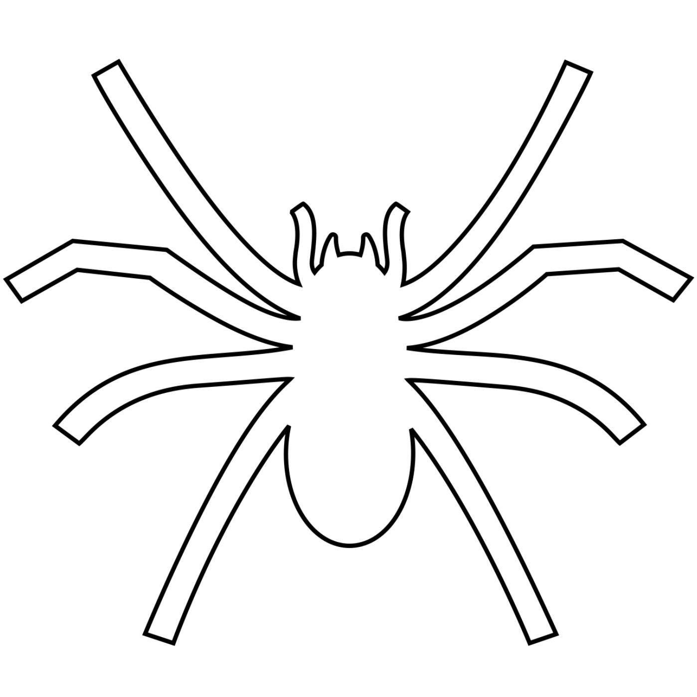 Free Printable Spider Template_82130