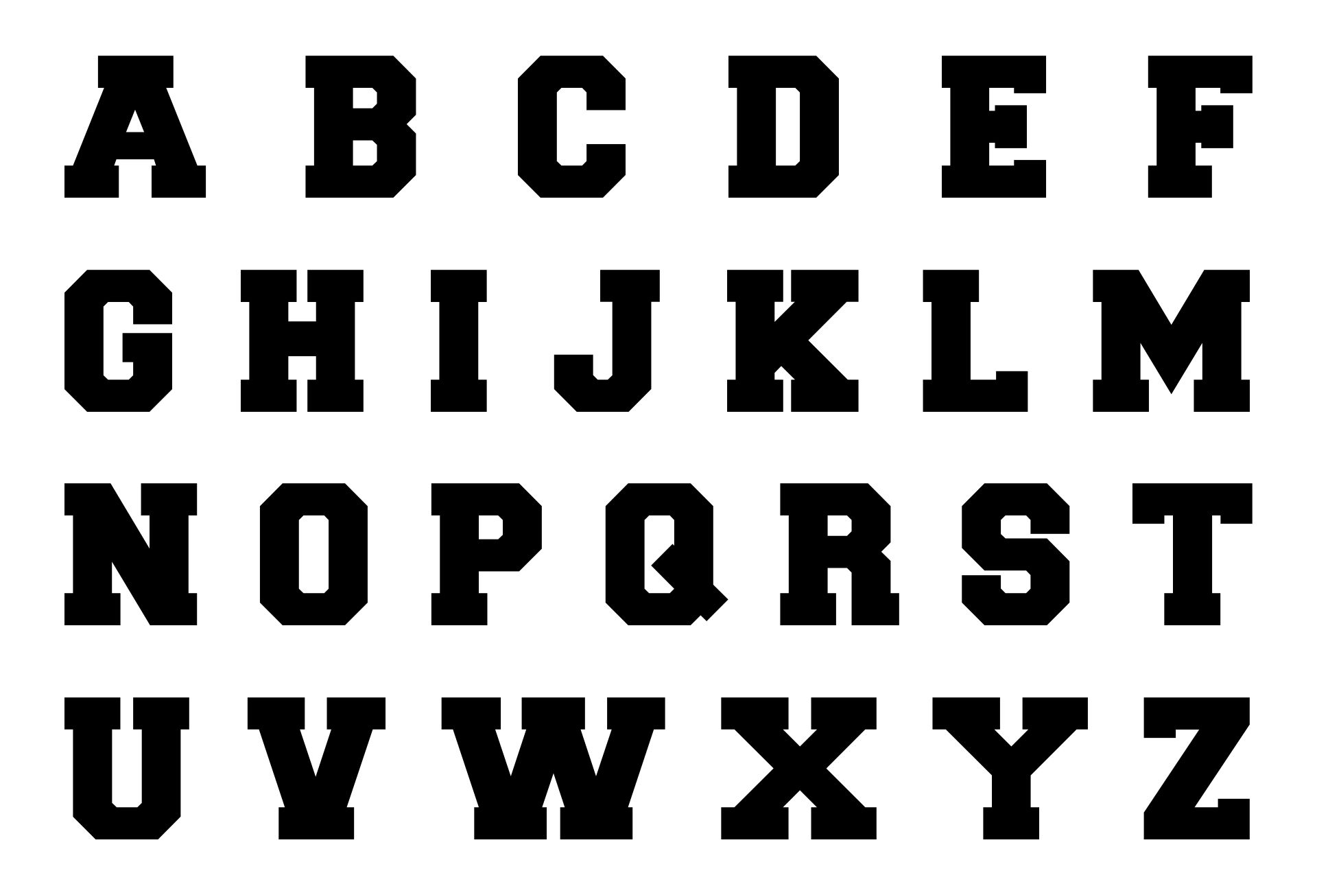 Printable 2 Inch Alphabet Letters Template Example_21955