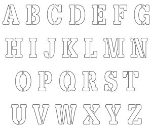 Printable 2 Inch Alphabet Letters Template - Printable JD