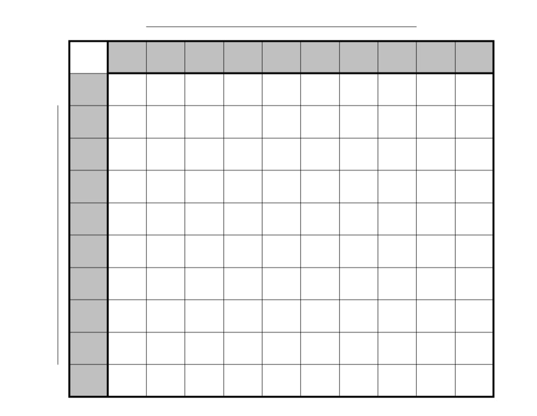 Printable 25 Square Football Pool Grid_21978