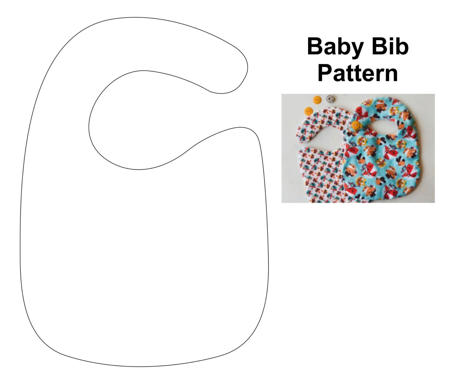 Printable Adult Bib Patterns - Printable JD