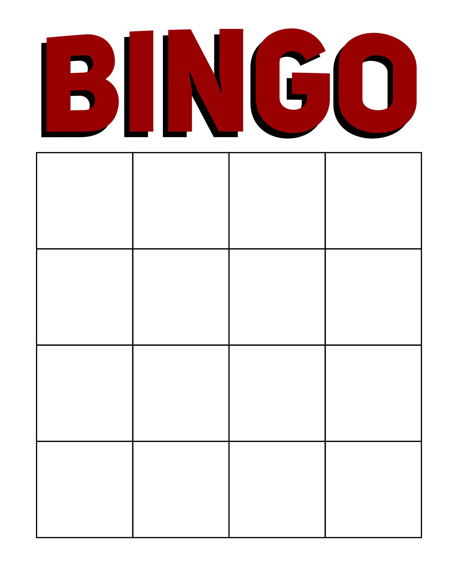 Printable Bingo Template_21694