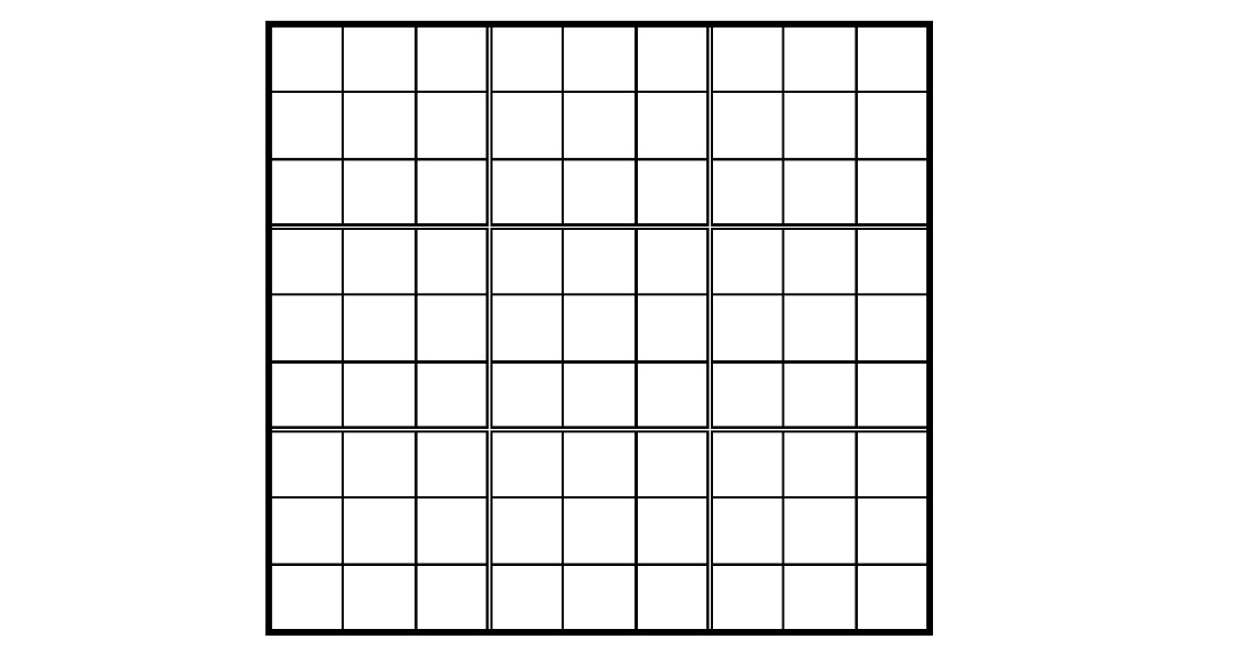 Printable Blank Sudoku Grid 2 Per Page - Printable JD