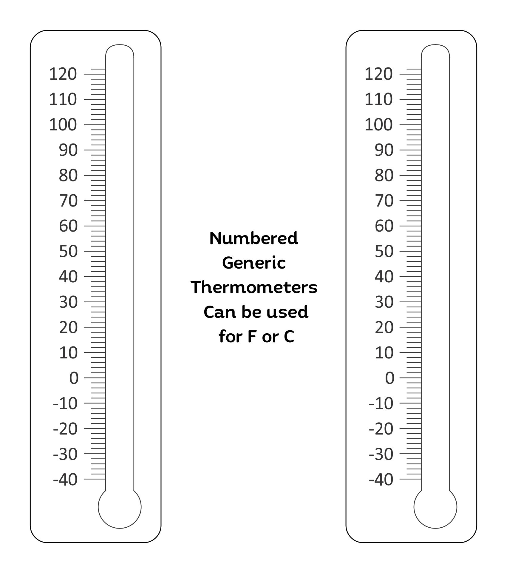 Printable Blank Thermometer_219855