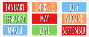 Printable Calendar Month Labels_52221