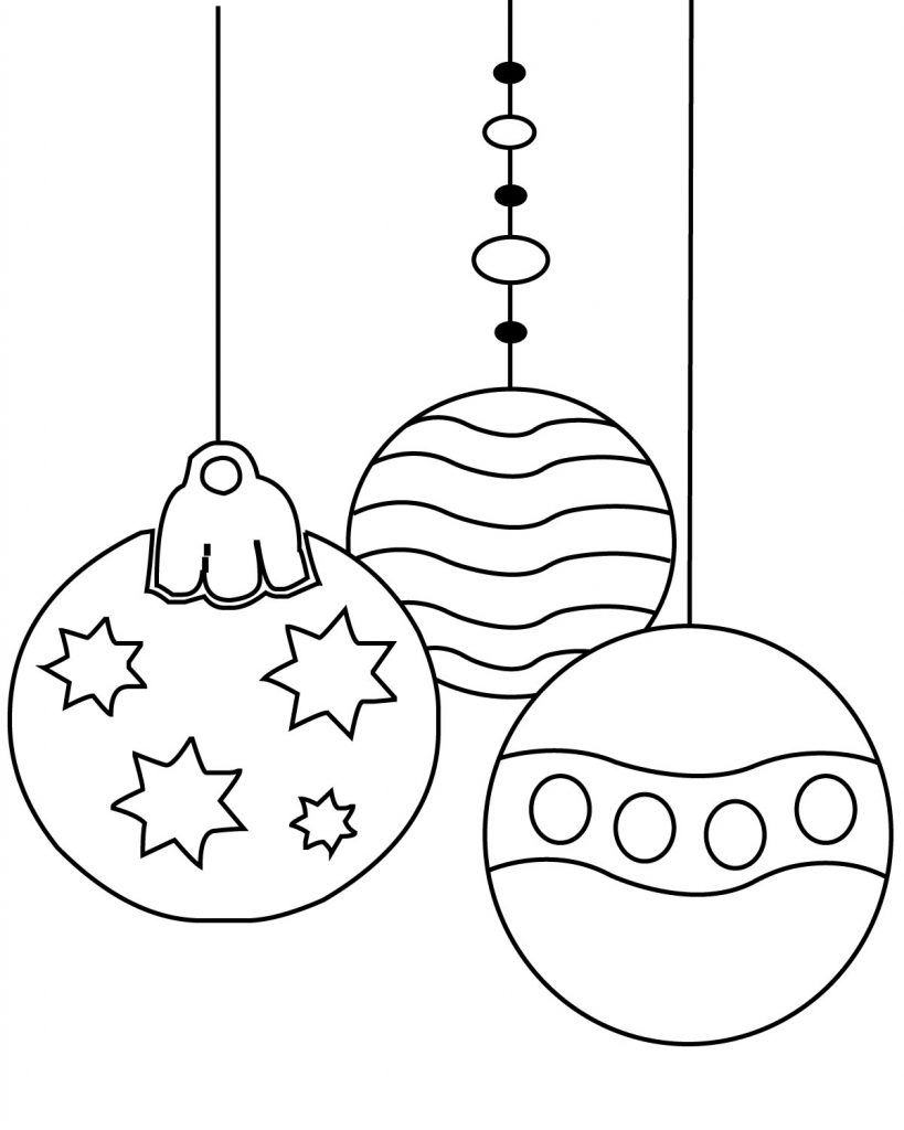 Printable Christmas Ornament Coloring Pages_93000