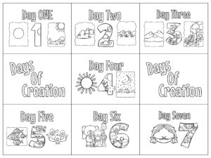 Printable Creation Activity Pages_52034