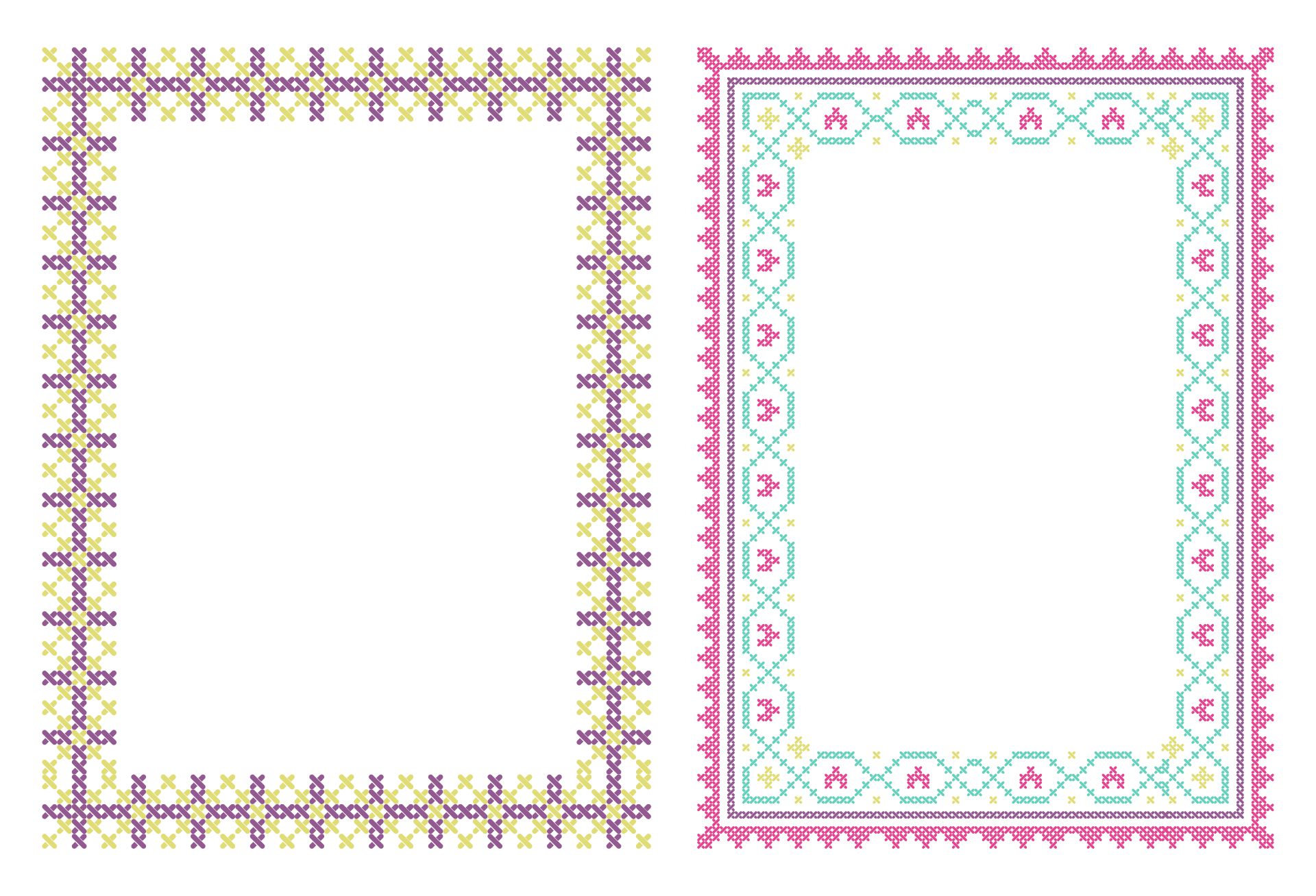 Printable Cross Stitch Borders_20374