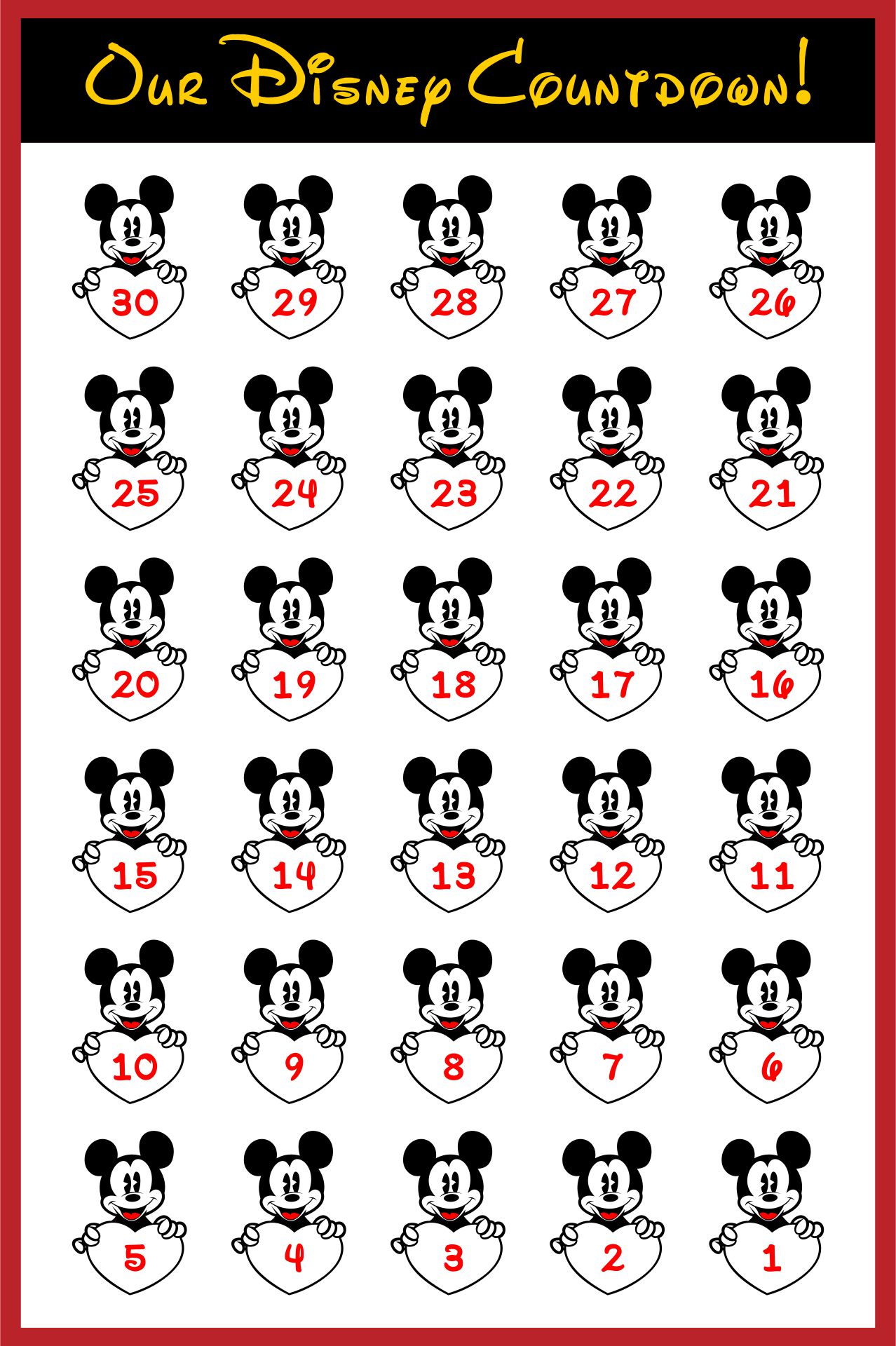 Printable Disney Countdown Numbers_51844
