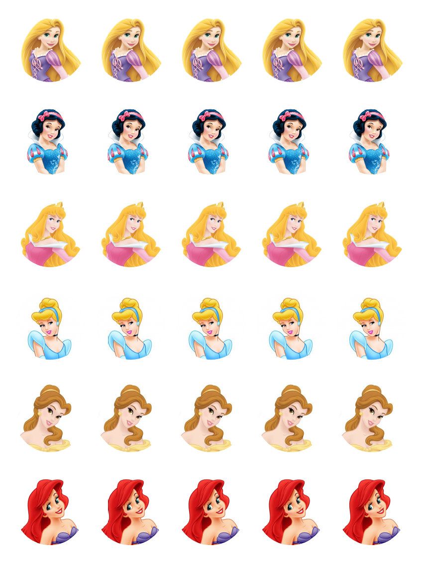 Printable Disney Princess Cupcake Toppers_82647