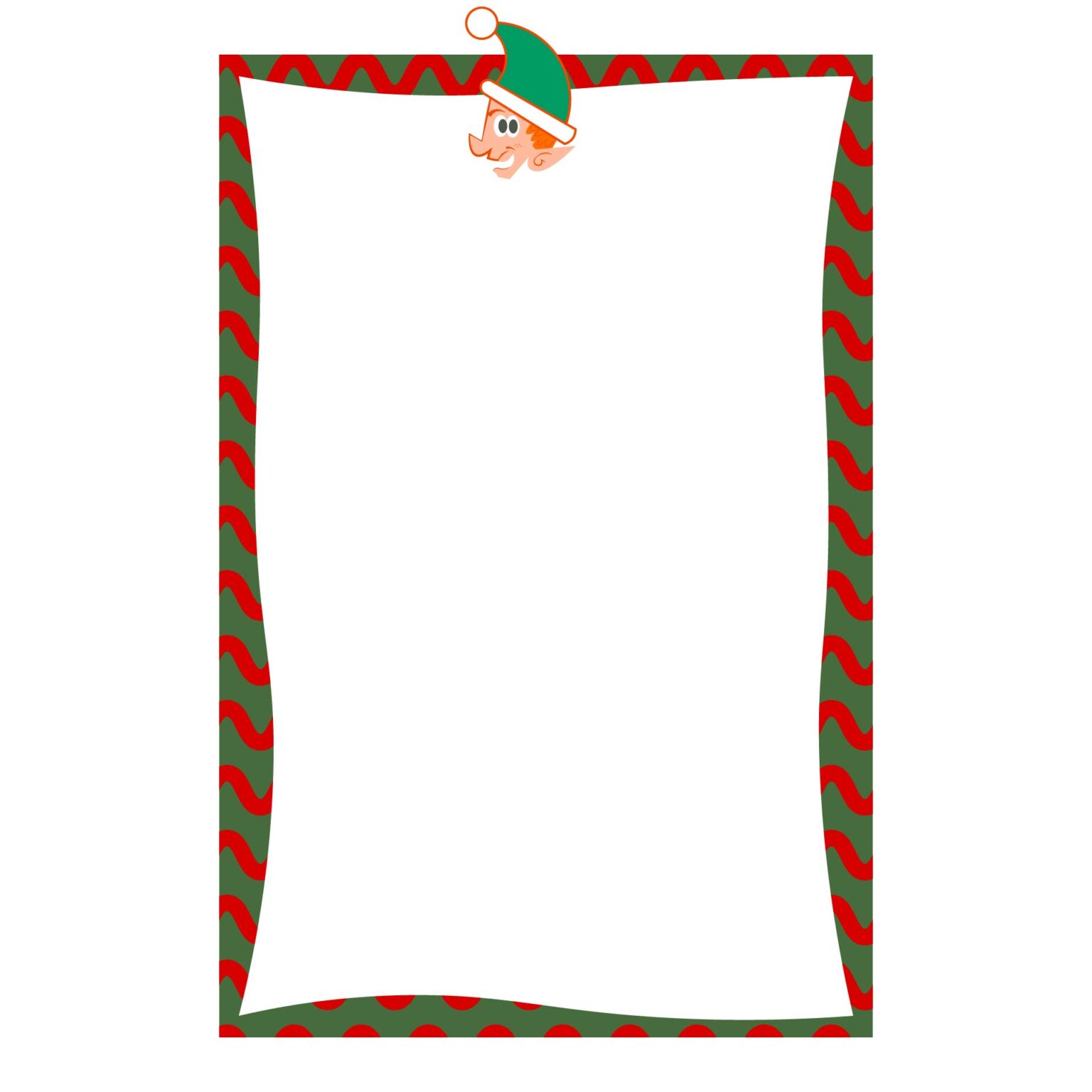 5 Best FREE Printable Elf On The Shelf Christmas Paper Borders