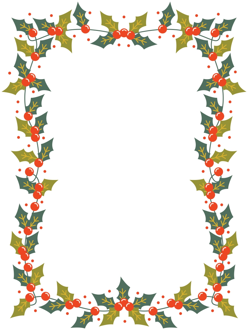Printable Elf On The Shelf Christmas Paper Borders_69221
