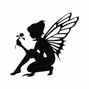 Printable Fairy Silhouette - Printable JD