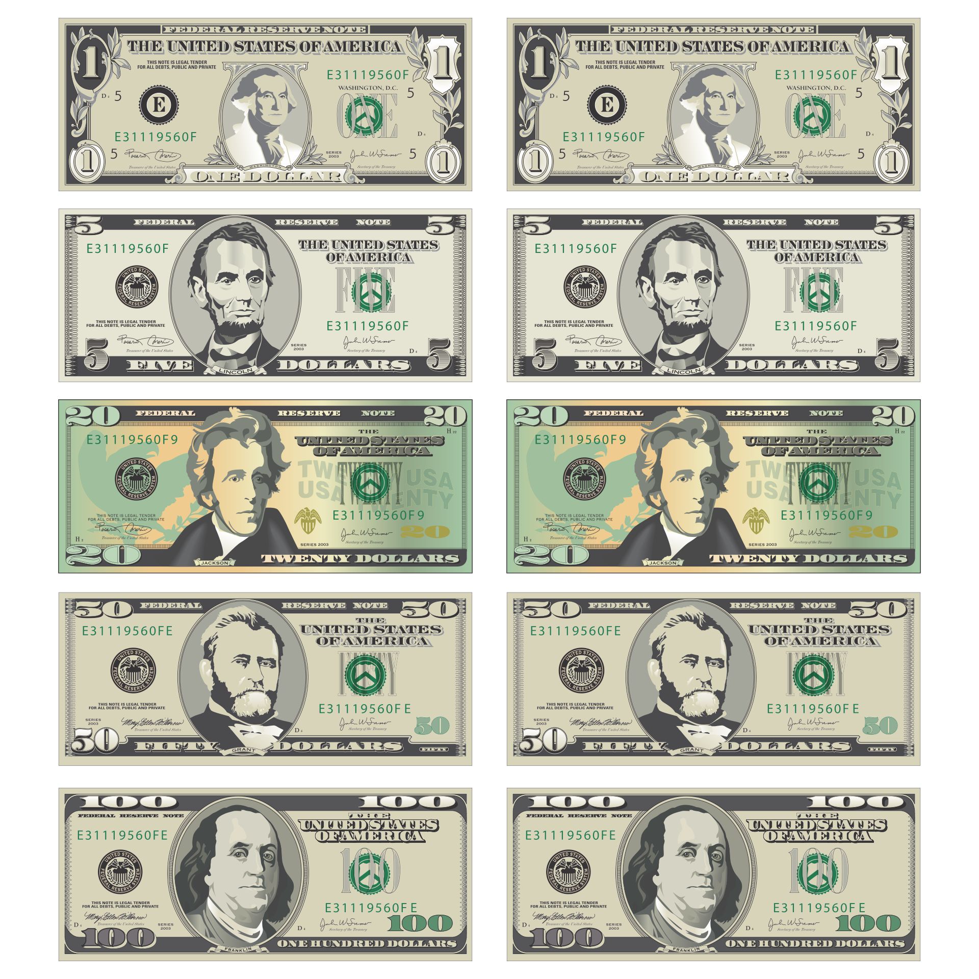Printable Fake Money Sheets_13499