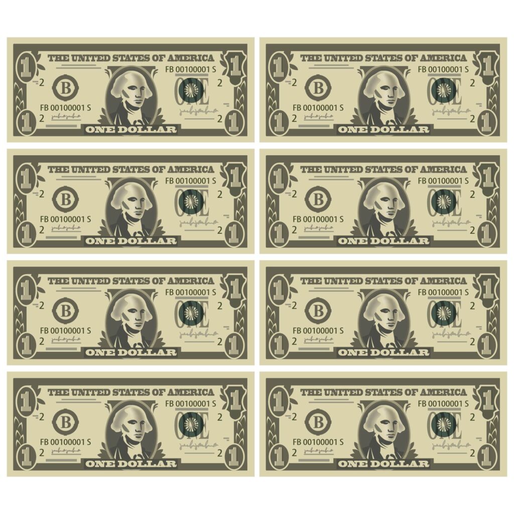 Printable Fake Money Sheets - Printable JD