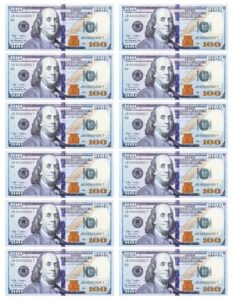 Printable Fake Money Sheets_54711